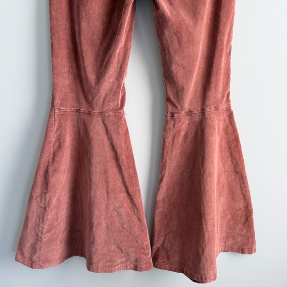 We The Free People Just Float On Corduroy Flare Jeans Pants 25 Bell Bottom 70s - Picture 8 of 16
